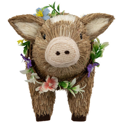 Christmas Pig Decorative Accent