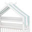 Lit en bois en forme de maison avec tablette de rangement pour tête de lit-672618857-672618858