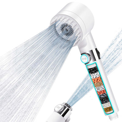 Rain and Massage/Jet Handheld Shower Head