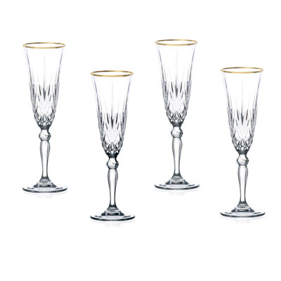 Siena 6 oz. Crystal Flute Set