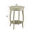 ACME Aberta Accent Table, Antique White-1138689394
