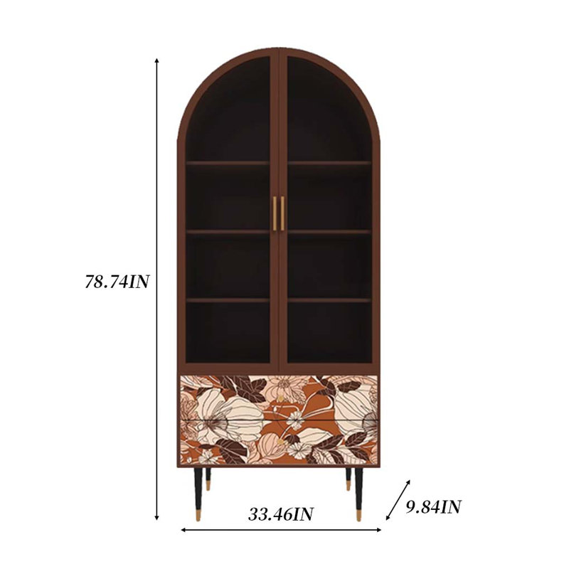 Vitrine légère et luxueuse