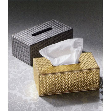 Housse pour boîte de tissu Oconto, Or