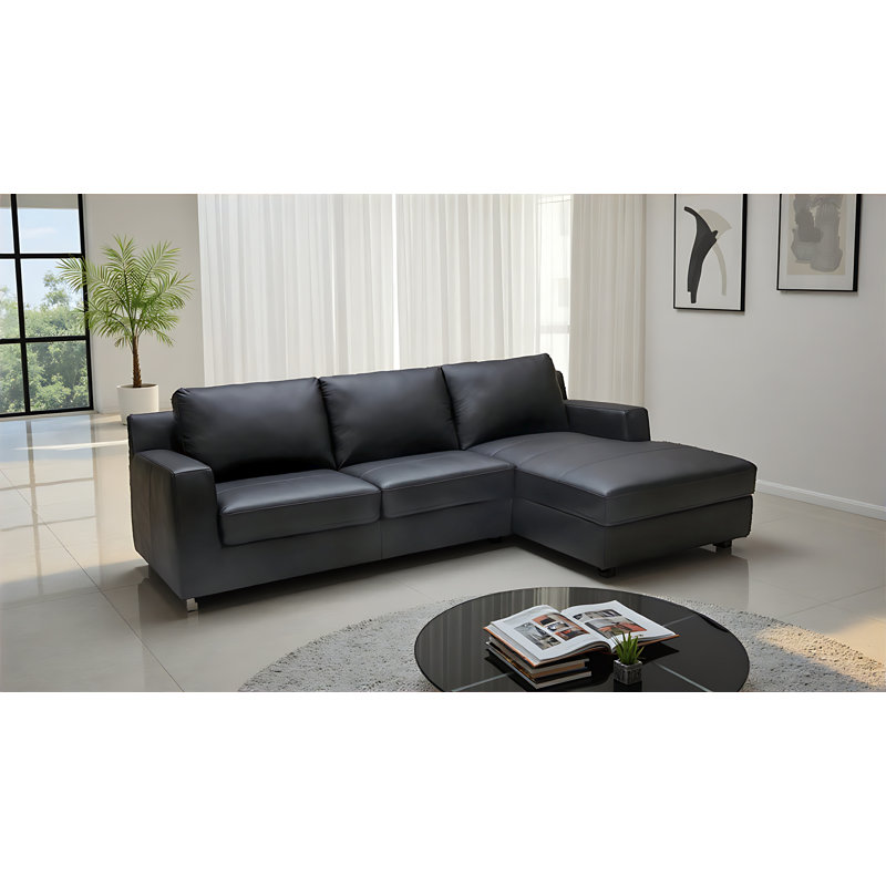 Pisa Upholstered L-Shaped Sectional, Right Hand Facing