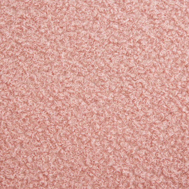 Chaise de coiffeuse pivotante 360 ° Chaise pivotante ronde Chaise de coiffeuse pour salon, chambre à coucher ou petit espace, rose