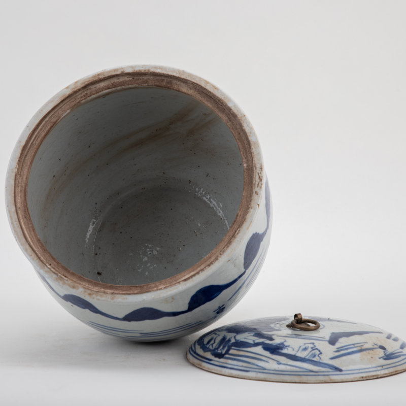 Handmade Porcelain Ginger Jar
