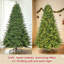 Arbre de Noël complet en PE / PVC pré-éclairé, lumières DEL et base en métal-2017212855