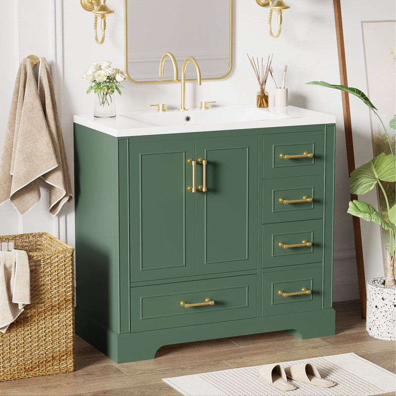 Armoire autoportante Erdda, Vert
