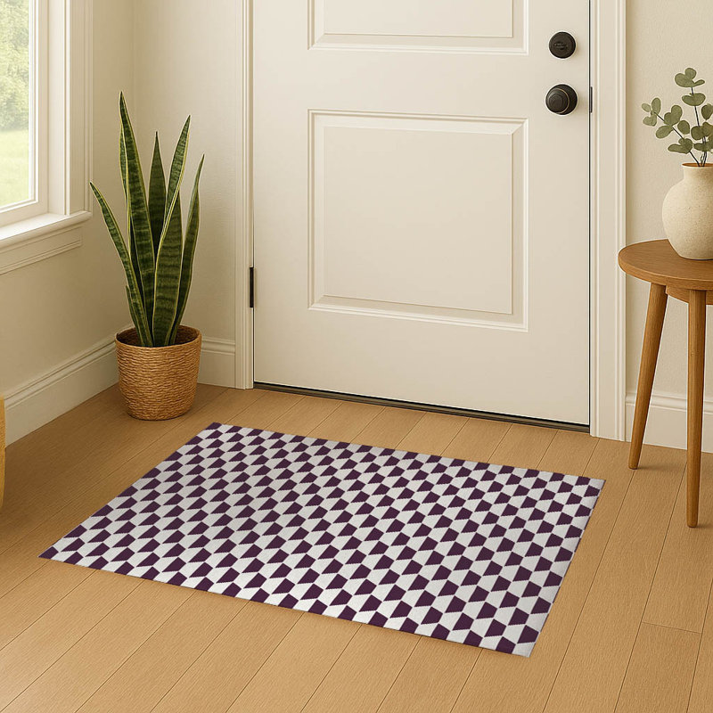 Paillasson Hex, Aubergine, L 72 po x L 48 po