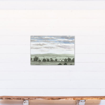 Sage Hills - peinture sur toile tendue