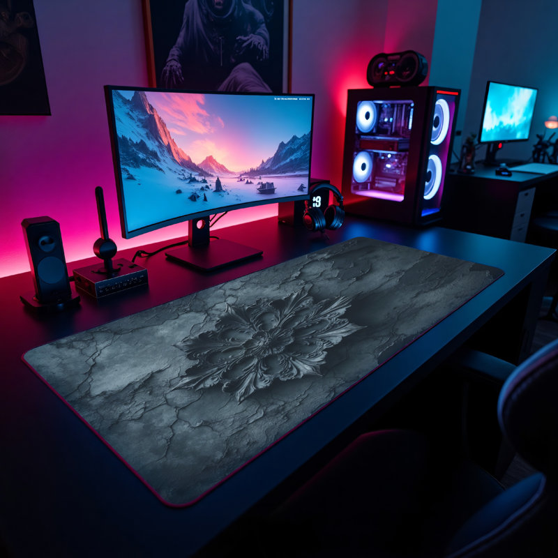 Polyester Desk Pad, 31.5x15.5