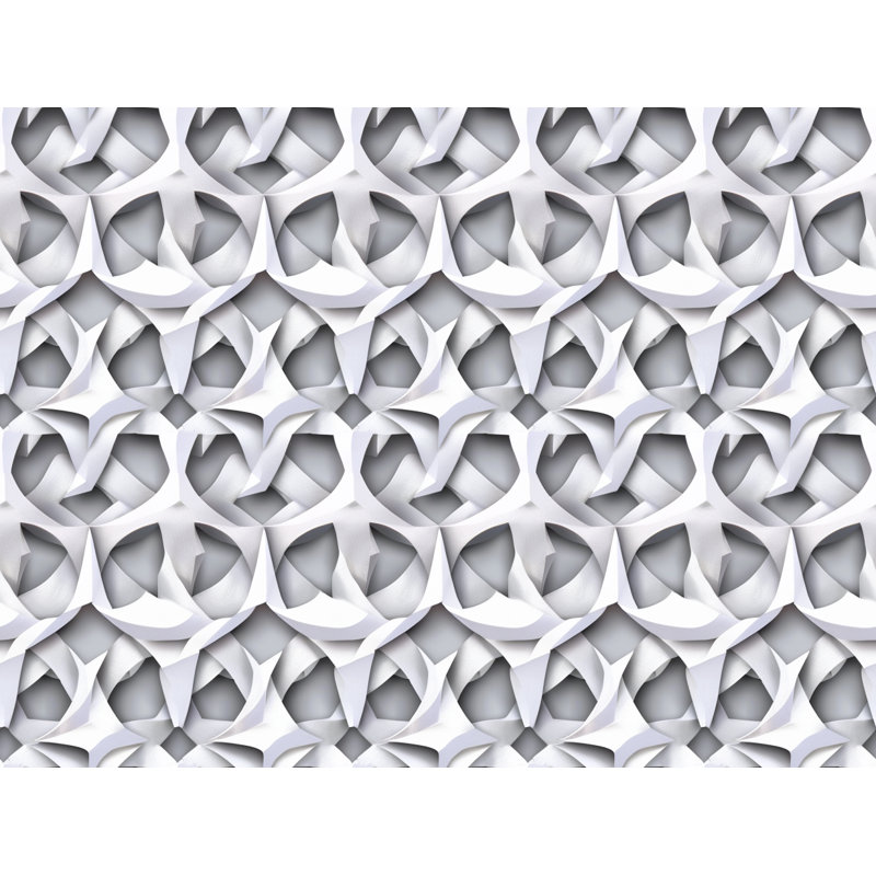  Coussin géométrique réversible, H 14 po x l 14 po