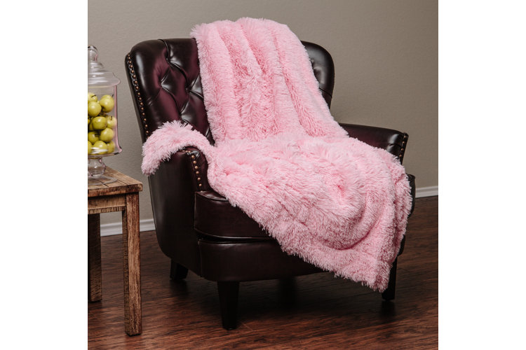Dedrick Shaggy Super Elegent Sherpa Long Fur Throw