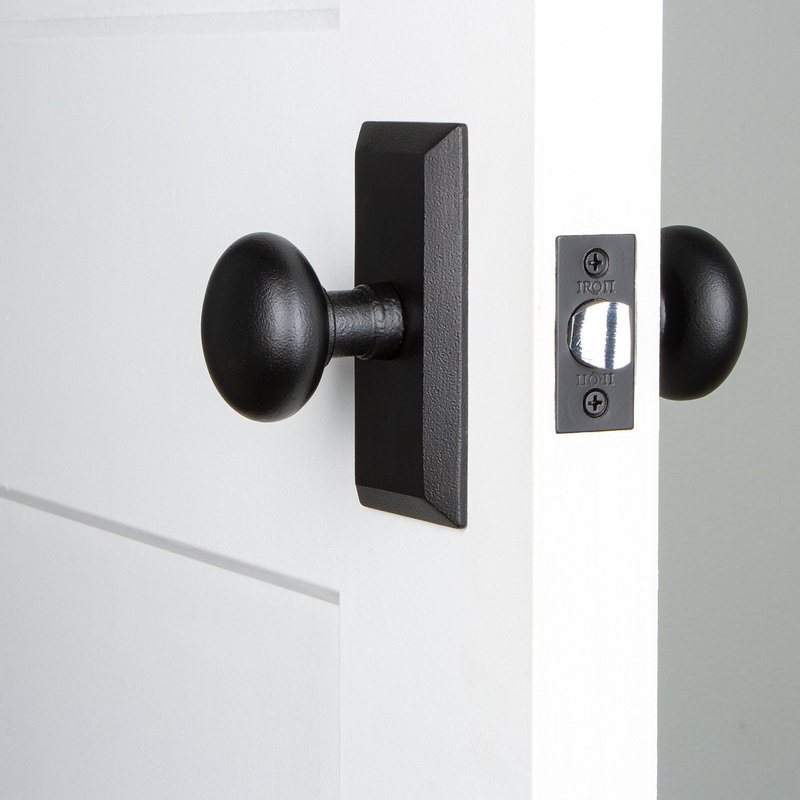 Ageless Iron Vale Plate with Keep Knob, 2.375