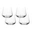over&back Modern Mouth-Blown Glassware - Set of 4 Contemporary Stemless-99312950