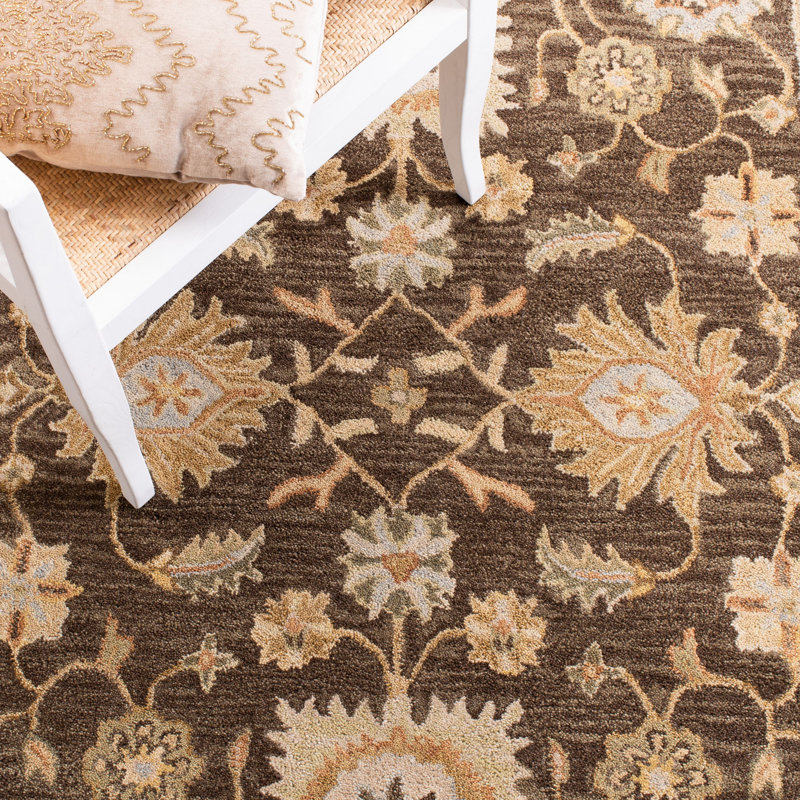 Tingley Hand Tufted Wool Oriental Rug, Round 4'