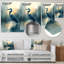 Aubury - Heron, art mural en métal pour le salon-154302669