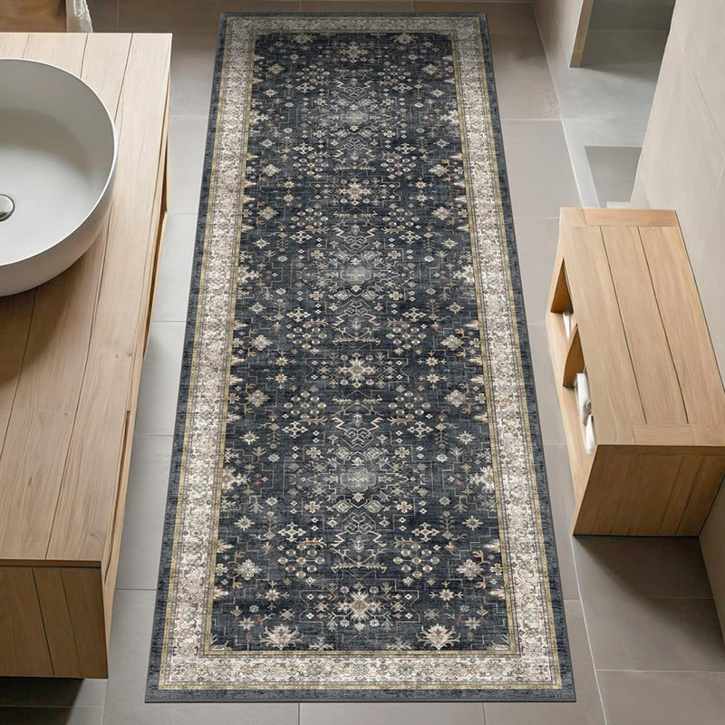 Tapis de couloir noirs 2 x 6