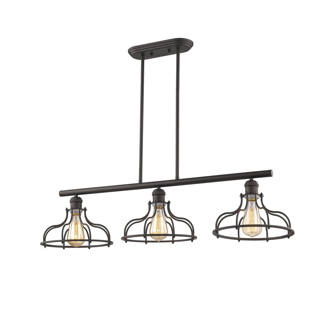 Gingrich 3 - Light Kitchen Island Pendant Williston Forge