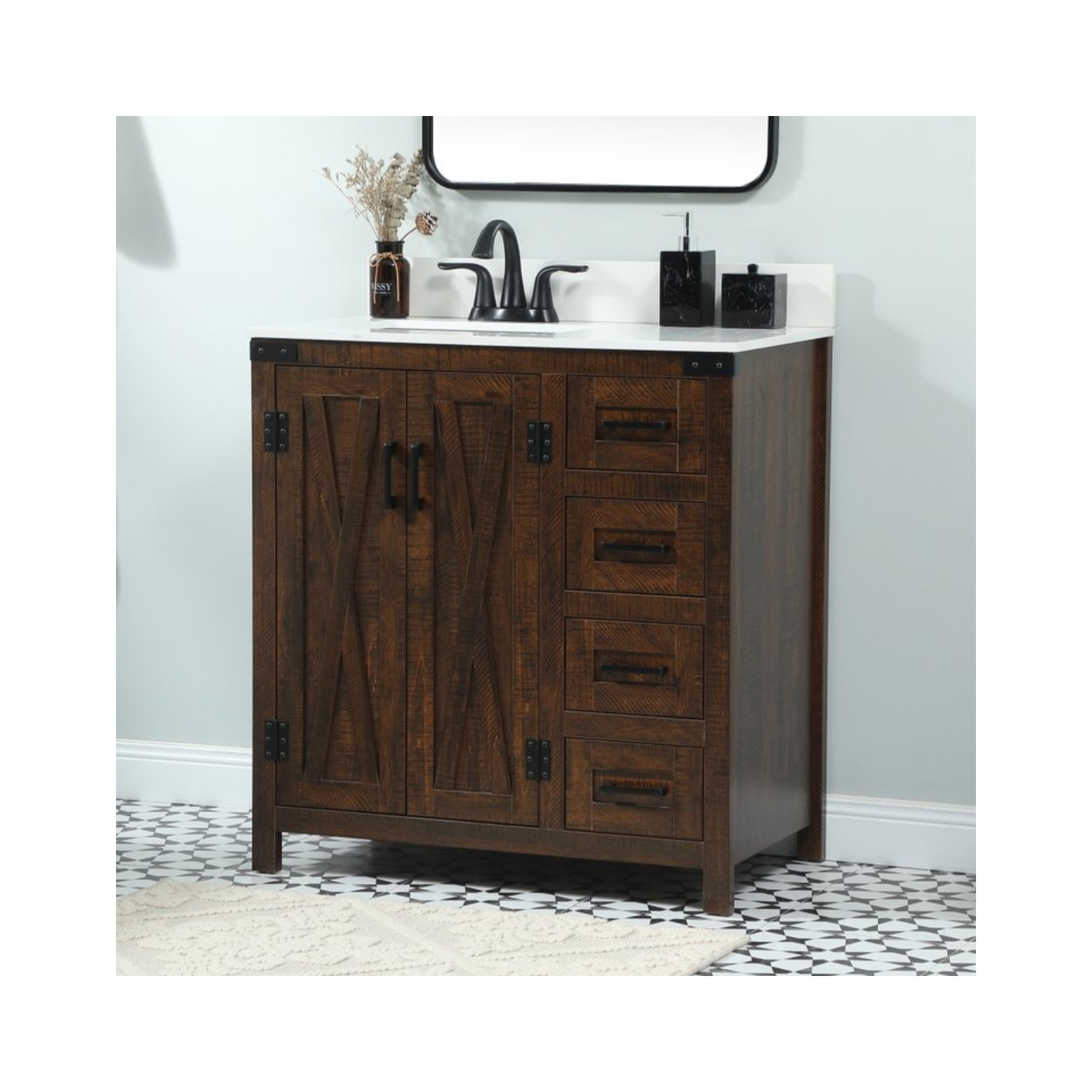 Slayton 32'' Single Bathroom Vanity, Expresso