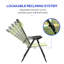 Ensemble de 2 chaises de patio pliantes pour l'extérieur-130094350