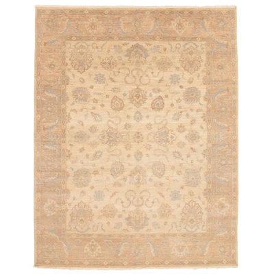 Tapis ivoire torsadé Chobi 8 pi 0 po x 10 pi 1 po