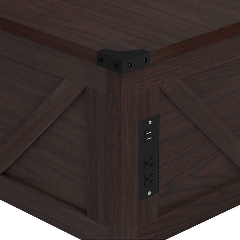 Lift Top Coffee Table with Storage, Espresso, Espresso