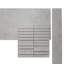 Carreau de mosaïque de plancher et de mur en béton 1 po x 6 po Foundry-113386648