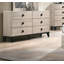 Meuble de chambre à coucher de style moderne avec commode 1 pièce et tiroirs 6X tiroirs-900305345