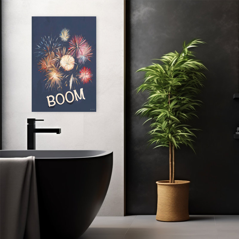 Boom Abstract Art contemporain, H 24 po x l 16 po