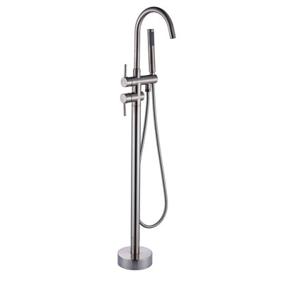 Floor Tub Spout with Diverter
