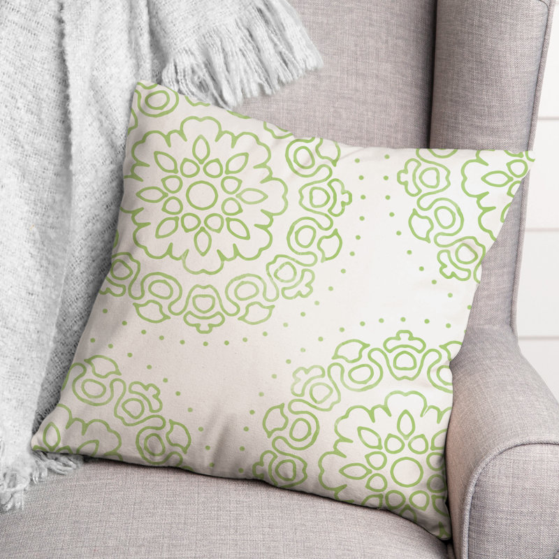 Housse et insert de coussin extérieur d'extérieur, Vert