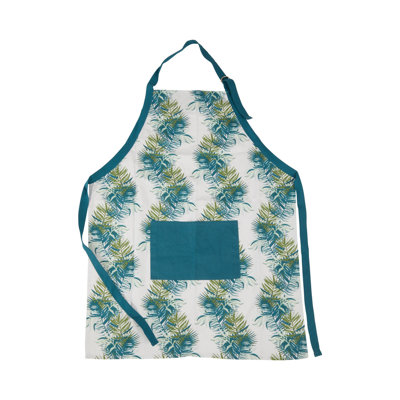 Floral Cotton Bib Apron