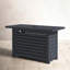 Foyer en acier inoxydable avec couvercle - 44 po Largeur de l'emballage, bol gris de 8,5 po pour table de jardin, fabrication