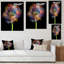 «Blooming Multicolor Fractal Flower», art mural moderne sur toile-104568146-104568139