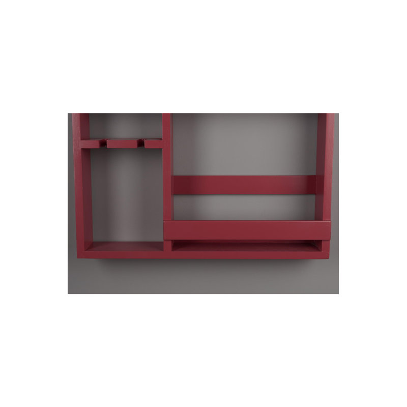 Myron Wine Rack, Red