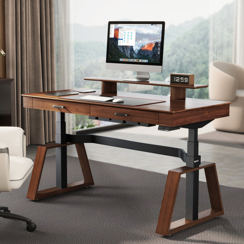 Bureau debout Goldie TX63, Noyer