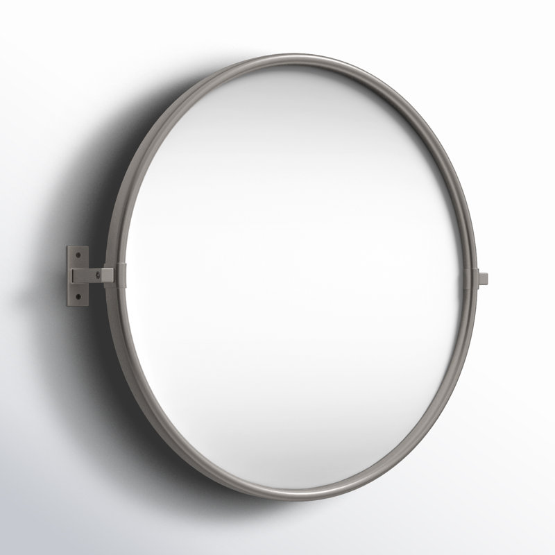 Metal Flat Mirror, Silver