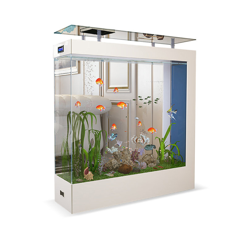 Aquarium moderne en acrylique 55-75 gallons Eco, 39.37, White