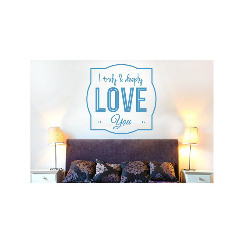 Non-Wall Damaging Wall Decal, Blue