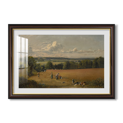The Wheat Field, 1816-John Constable-Custom Framed Canvas