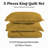 Embossed Quilted Bedspread Set – Soft Microfiber Coverlet With Pillow Shams, Hotel-Style Bedding For High Beds-124241677-124241661