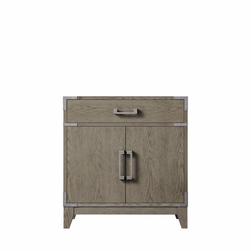 Single Bath Vanity 30 In. W X 22 In. D, Grey