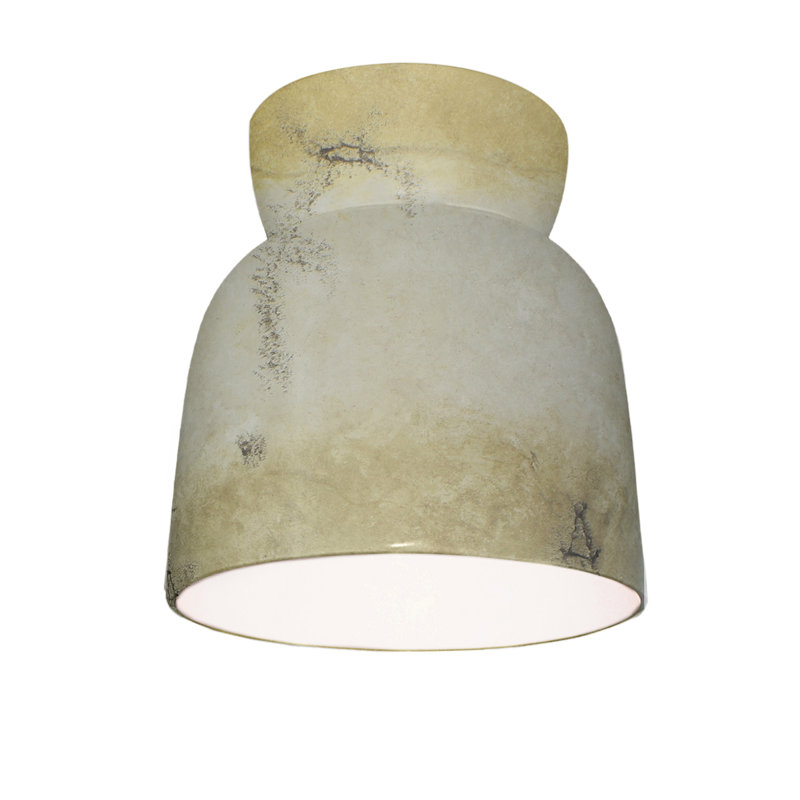Logan Radiance - Hourglass Flush-Mount, Greco Travertine, LED (Integrated)