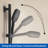 Modern Dual-Function Bath Tap Set,Includes a 3-function Hand Shower,Wall Mounted Rainfall Shower Fixtures with Piano Keys-118318681