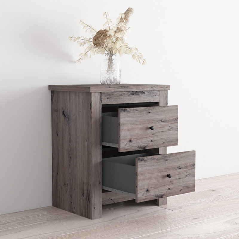Tangier 29.5" Nightstand with Matte Finish