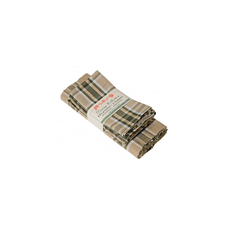 Tulsi Cotton Plaid Rectangle