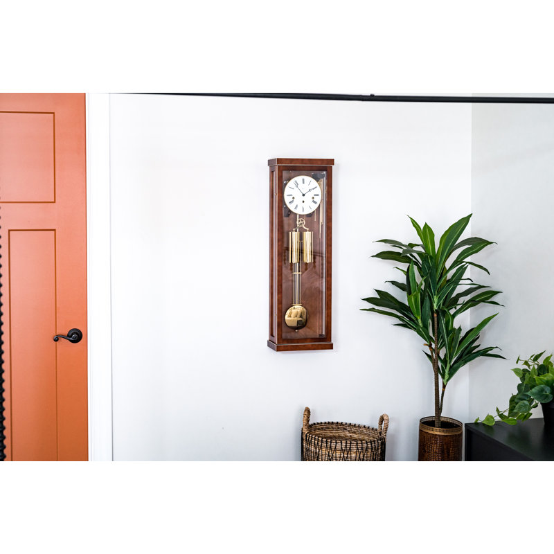 Wood Wall Clock, Walnut