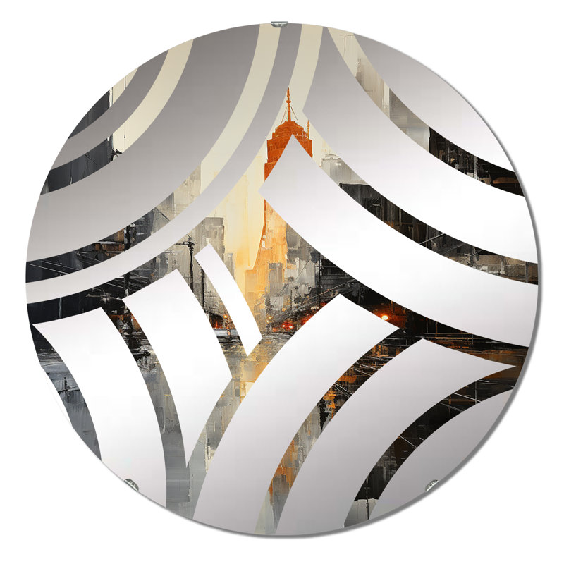 Miroir décoratif Daryian, 23,6 po x 23,6 po