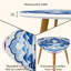 Ensemble de 2 tables basses gigognes Triangle
